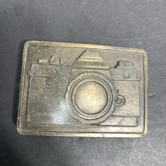 Vintage Miranda Camera Belt Buckle Genuine Original Brass
