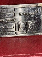 RARE Nintendo Entertainment System NES Controller Metal Belt Buckle Chrome 2007