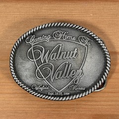 Walnut Valley Bluegrass Festival 1995 Belt Buckle RARE Winfield Kansas 89/200