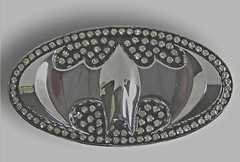 Batman Belt Buckles Comics Costume Original Cosplay Men Halloween Silver Black