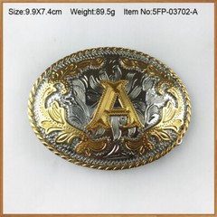 Initial Belt Buckles Alphabet Letter Texas Rodeo Western Cowboy Fashion
