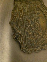 VINTAGE ARIZONA & NEW MEXICO EXPRESS CO WELL FARGO MINING CO BELT BUCKLE $23 OBO