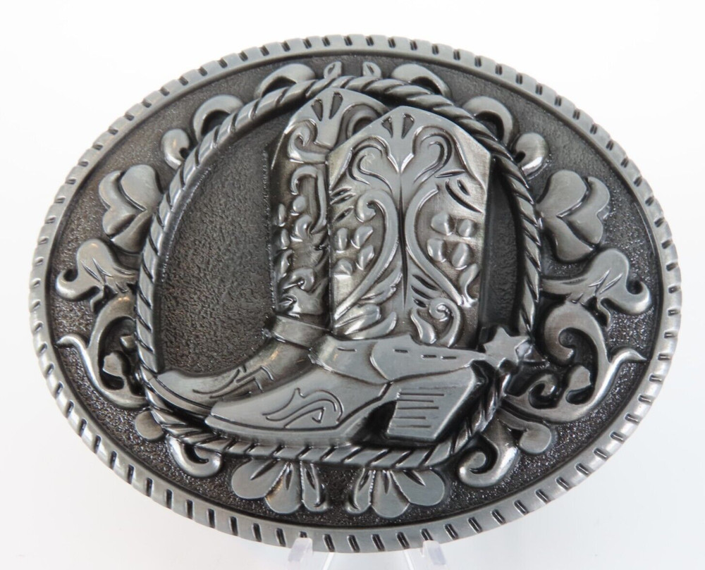 Cowboy Boots Metal Belt Buckle New