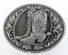 Cowboy Boots Metal Belt Buckle New