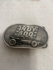 Vintage Collectible Indy 500 Memorial Day NASCAR Racing Belt Buckle 1976