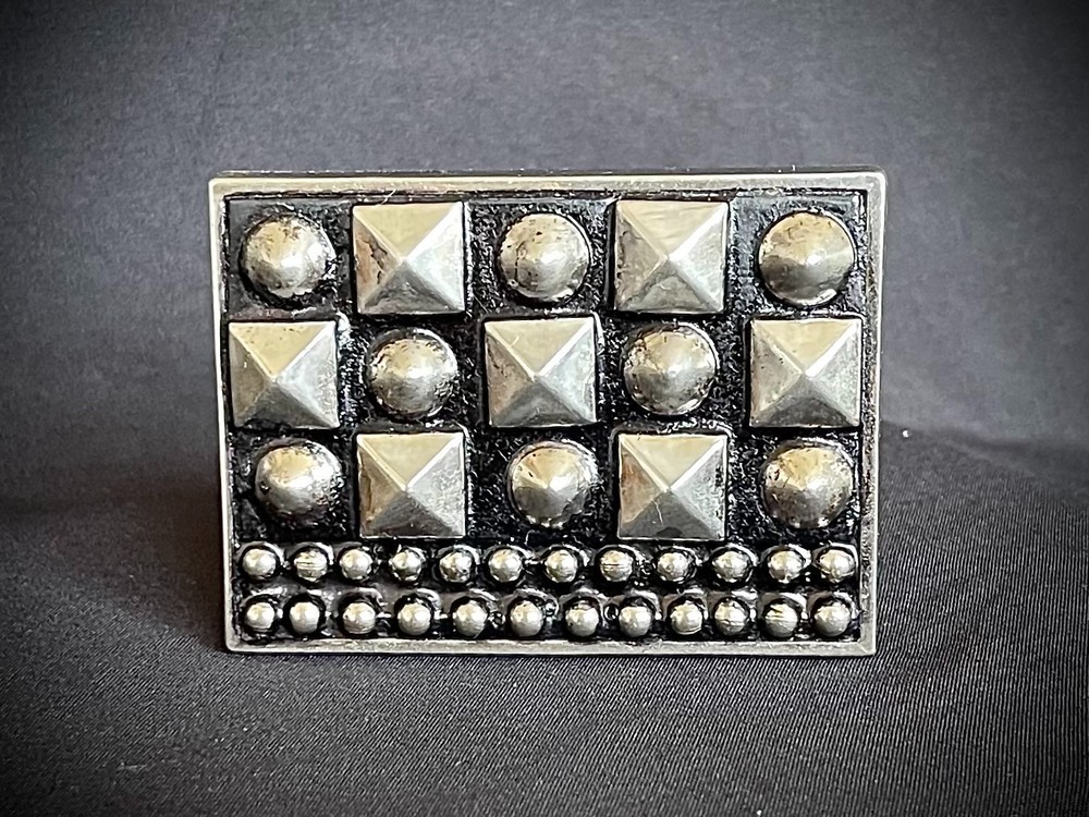 Studded Belt Buckle Archive 2007–2009 Industrial Grid Punk OOAK Darren McNeese