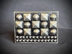 Studded Belt Buckle Archive 2007–2009 Industrial Grid Punk OOAK Darren McNeese