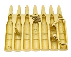 belt buckles lot 6 pieces Collection High Quality Men Vintage Bullets Amo Army