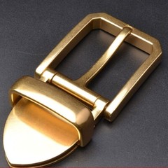 Solid Brass Belt Buckle Men&rsquo;s Pin Belt Buckles Fits For 1.5 inches Belt Gift