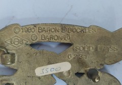 Vintage « Bluegrass » Baron Belt Buckles (BBB, 1986)
