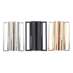 3Pcs Reusable Zinc Alloy Metal Belt Buckles for Clothing Adjustable Waist Straps