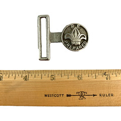 Vintage Boy Scouts Be Prepared Metal Belt Buckle Piece