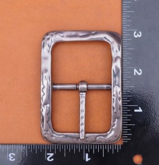 personalized Heavy Duty Strong Engraved Retro Center Bar Pin Belt Buckle 1-1/2&Prime;