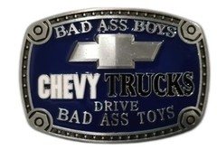 New Chevy trucks bad boys belt buckle