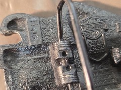 1993 Vtg Harley-Davidson Superglide Freedom Rider Belt Buckle Baron USA Chief