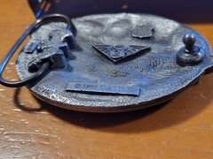 Vtg Rock N Roll Belt Buckle 1996 Made In USA C&J Inc.