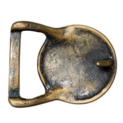 Tech Ether Guild TEG Solid Brass Egyptian Pharaoh Hieroglyphic Belt Buckle 1970s