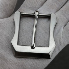Stainless Steel Single Prong Replacement Belt Buckle Fits 1.5 Inch Wide Belt