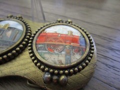 Vintage Very Unusual Double Western Railroad Belt Buckle #311Q
