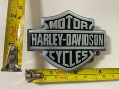 Harley-Davidson Classic Bar&Shield belt buckle.Gunmetal plaited.#99593-08VM.