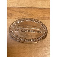 vintage Alaska Natural Gas Transportation System Belt Buckle Spokane Washington
