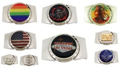 Men Women Belt Buckle (HIDDEN LIGHTER) Western Superhero Reggae Music Sports New