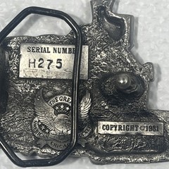 Vintage Belt Buckle Lot 6 Wells Fargo Budweiser Railroad Police Semi Truck