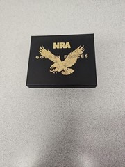 NRA Golden Eagles 2013 Commemorative LTD Belt Buckle Brass W/Box #D-5