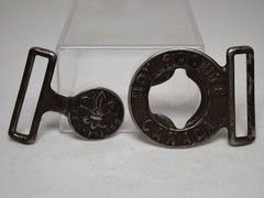 Complete Vintage Canada Boy Scouts Metal Belt Buckle (2pc) (147155)