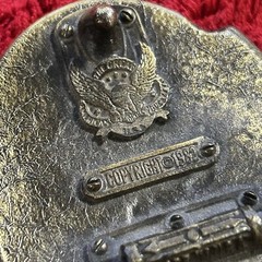1982 Islands Of Hawaii Metal Brass Belt Buckle 50th State The Aloha State VTG