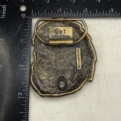Vintage Hawaii Belt Buckle Palm Tree Travel Vacation Beach
