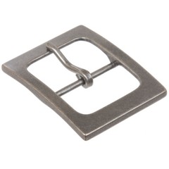 1 1/2&Prime; (38 mm) Nickel Free Single Prong Rectangular Belt Buckle