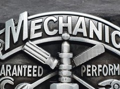 Mechanic Belt Buckle Biker Car Mechanic Wrench Spanner Grease Monkey Buckle Only