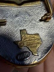Vintage 1994 68th Annual Illinois State Skeet Championships Belt Buckle