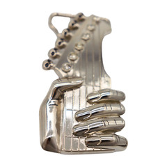 Men Silver Metal Buckle Emo Fashion Play Music Band Guitar Skulls Rock n Roll