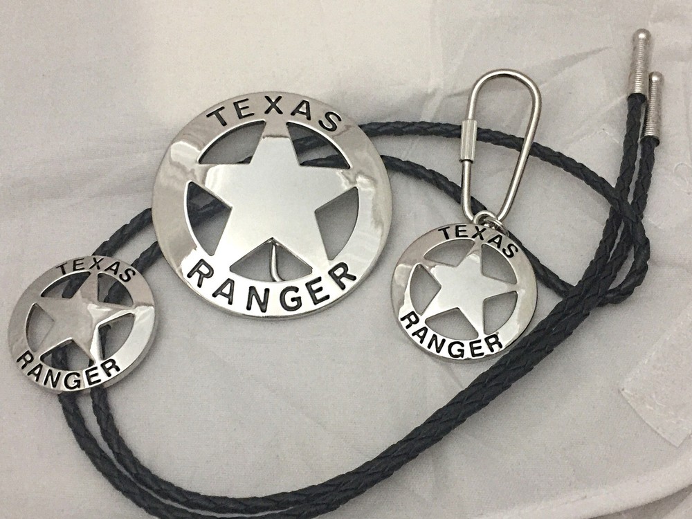 3 piece set Texas Buckle Belt Buckle, Bolo and Key Ring Box Set
