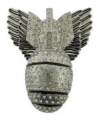 Hand Grenade Belt Buckle USA Military Army bomb Seal Navy Weapon Goth Tribal New