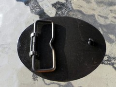RENO HILTON BELT BUCKLE 3&Prime; by 2 1/4&Prime;