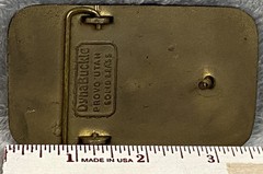 DynaBuckle Western Wellchems Belt Buckle 3.5&Prime; x 2&Prime; for 1.75&Prime; Belt