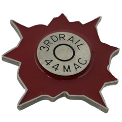 3RD RAIL 44MAC Revolver Gun Barrel Bullets Metal Belt Buckle