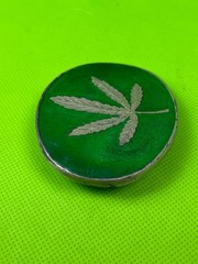 Hemp Weed Marijuana Leaf Belt Buckle