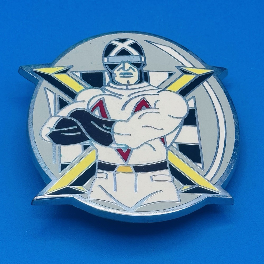 Vintage 2001 Speed Racer Belt Buckle Racing Theme Enamel Oval Cartoon Hero
