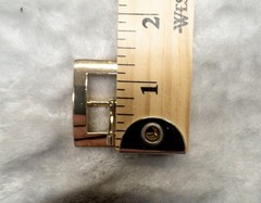 Sam Browne Replacement Belt Buckle Gold 38mm Passthrough 50mm x 38mm Fits 1.5”