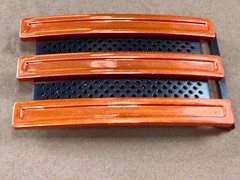 Adidas Golf 3 Stripe Orange & Black Color Trophy Sports Award Style Belt Buckle