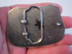 VINTAGE DICKIES BELT BUCKLE – 3 1/4&Prime; X 2 1/4&Prime; – GW6
