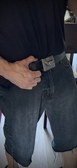 Flying Skull Winged Belt Buckle Gothic Industrial Beaded OOAK Darren McNeese
