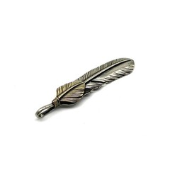 2pcs/Set Brass Charm Feathers Decoration Accessories Jewelry lot