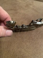 Vintage Brass Steam Locomotive Belt Buckle 4 1/4&Prime; Wide