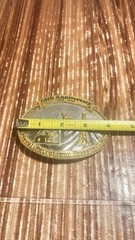 Vintage Metal 80th Anniversary Naval Petroleum Reserve No. 1 Buckle 1912-1992