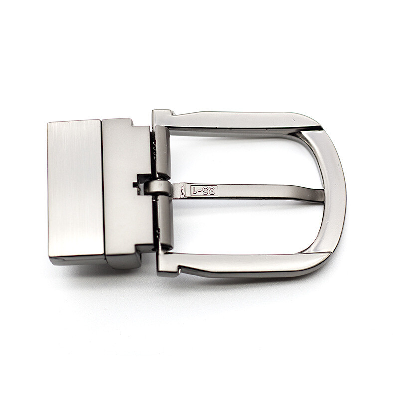 1pcs Men Reversible Belt Buckle Alloy Pin Buckle Replacement for 1.3&Prime; Wide Belt